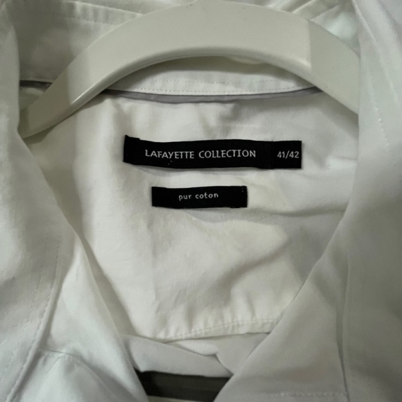 Lafayette Collection women LS Button Down Shirt size 41/42 - Picture 13 of 15
